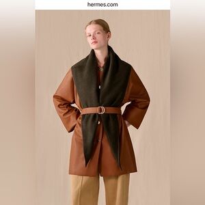 Hermes Rayes H Losange (100%cashmere)